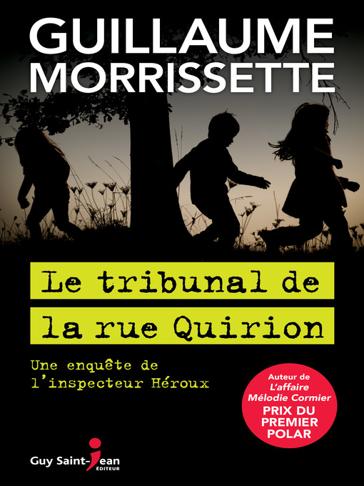 Cover image for Le tribunal de la rue Quirion